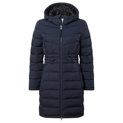 Dark Indigo - Front - TOG24 Womens-Ladies Orton Padded Parka