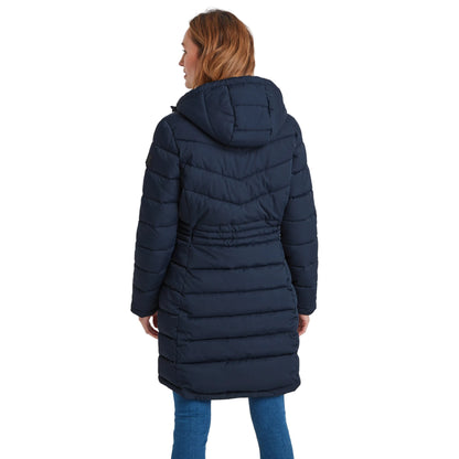 Dark Indigo - Back - TOG24 Womens-Ladies Orton Padded Parka