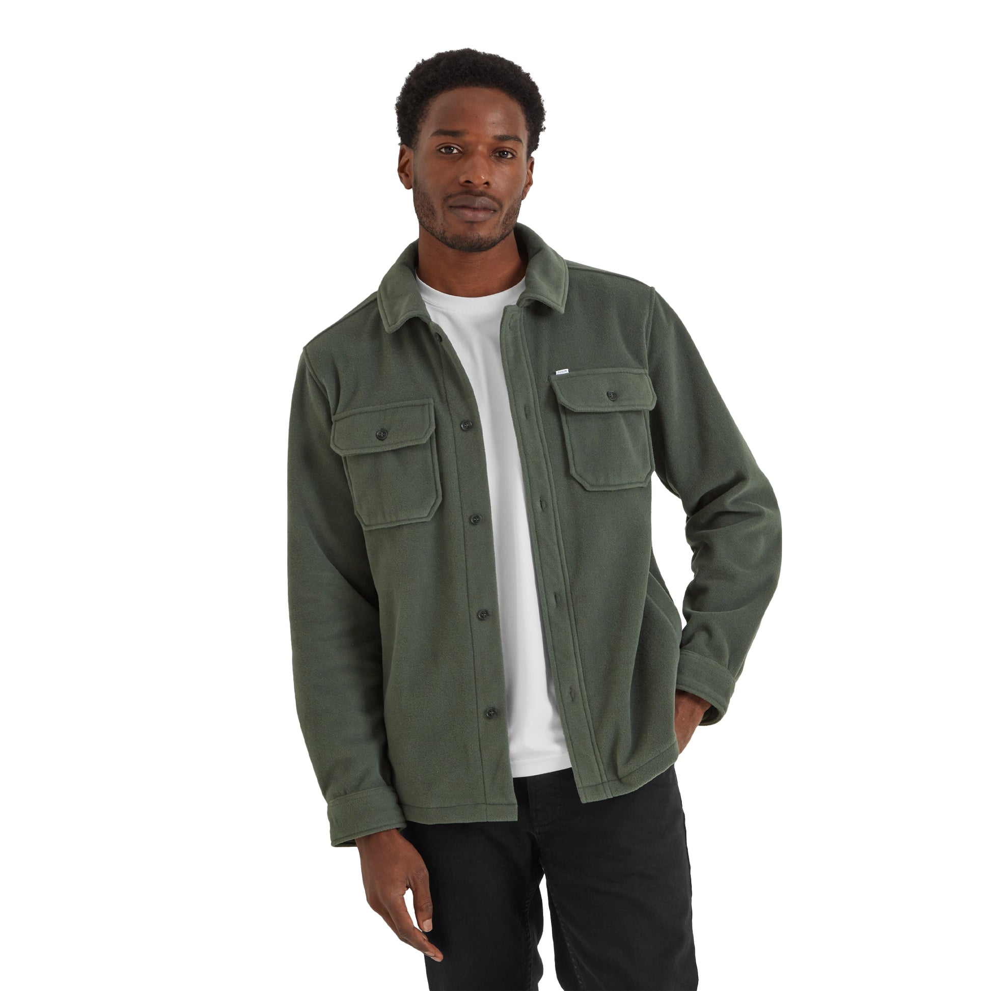 Pine Green - Side - TOG24 Mens Dabney Shirt Jacket