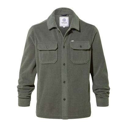 Pine Green - Front - TOG24 Mens Dabney Shirt Jacket