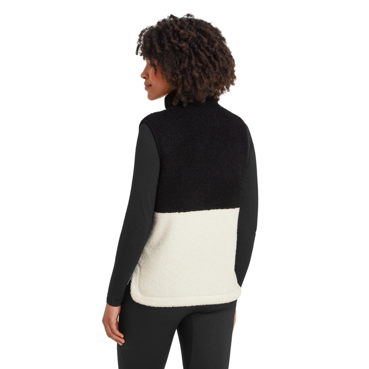 Vanilla - Back - TOG24 Womens-Ladies Rayner Sherpa Gilet