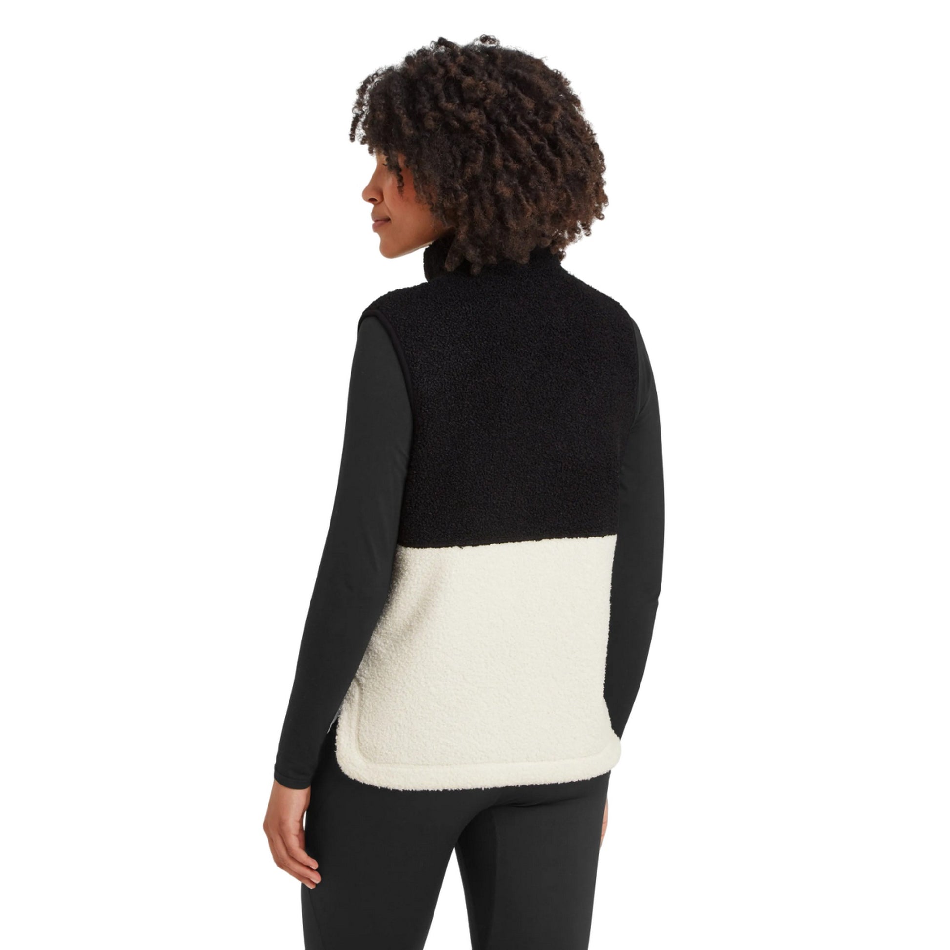 Vanilla - Back - TOG24 Womens-Ladies Rayner Sherpa Gilet