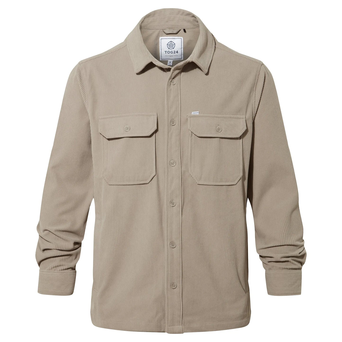 Dark Taupe - Front - TOG24 Mens Dante Shirt Jacket