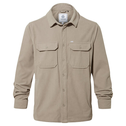 Dark Taupe - Front - TOG24 Mens Dante Shirt Jacket