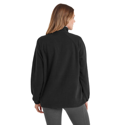 Black - Back - TOG24 Womens-Ladies Beasly Half Zip Fleece