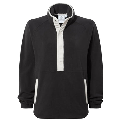 Black - Front - TOG24 Womens-Ladies Beasly Half Zip Fleece