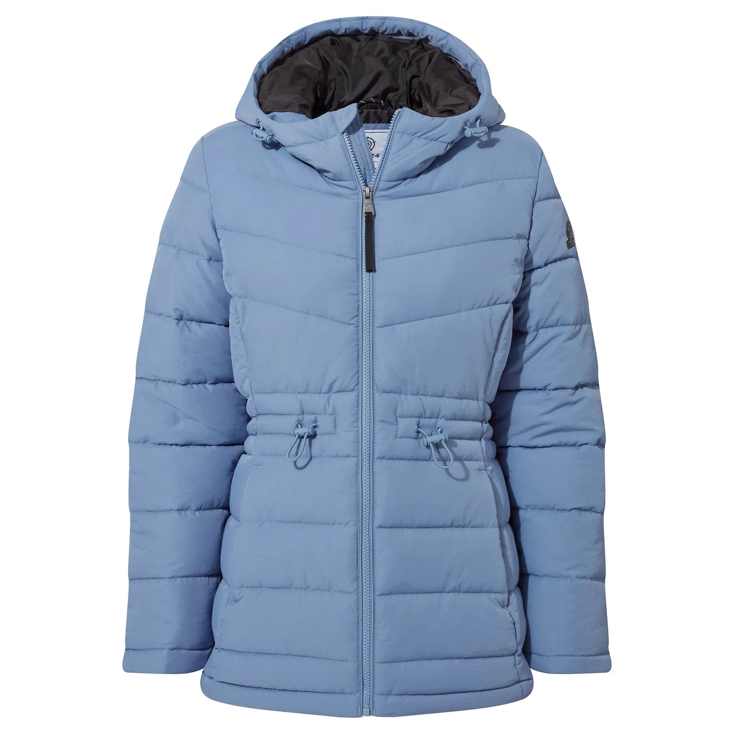 Misty Blue - Front - TOG24 Womens-Ladies Anthorn Padded Parka