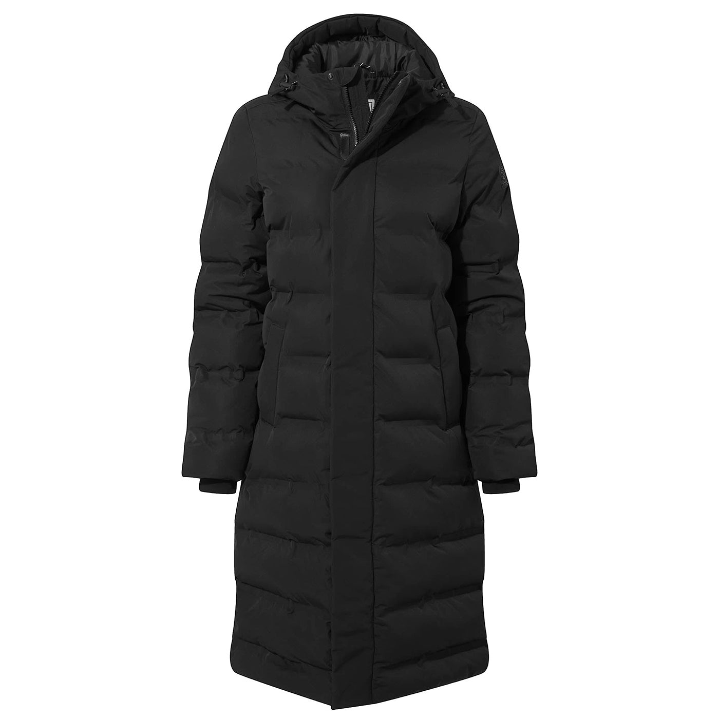 Black - Front - TOG24 Womens-Ladies Glaston Long Parka