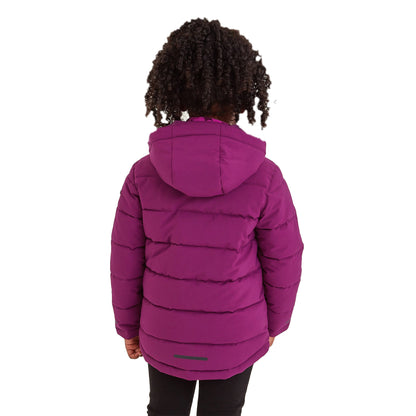 Purple Berry - Back - TOG24 Childrens-Kids Harecroft Padded Jacket