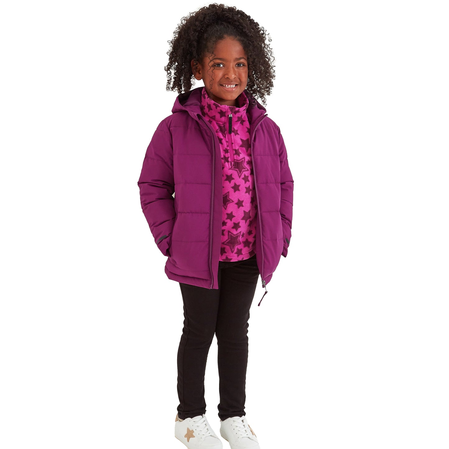 Purple Berry - Lifestyle - TOG24 Childrens-Kids Harecroft Padded Jacket