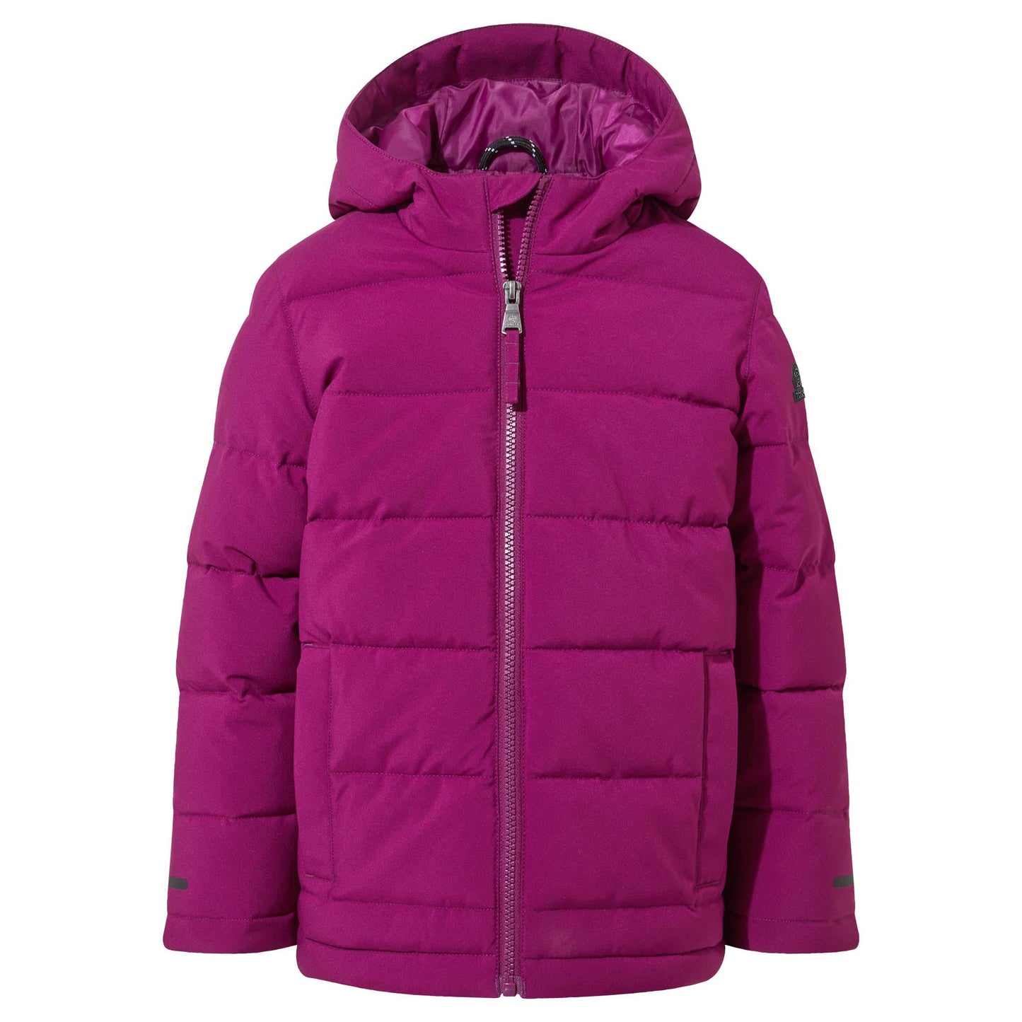Purple Berry - Front - TOG24 Childrens-Kids Harecroft Padded Jacket