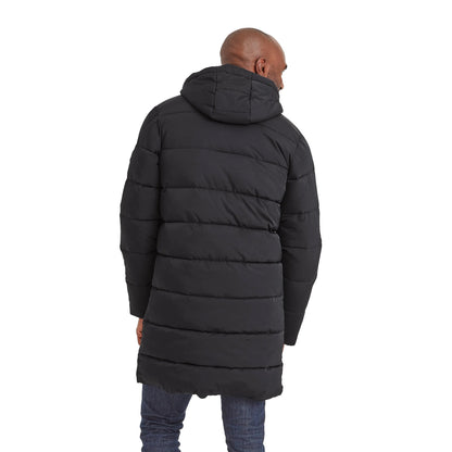 Black - Back - TOG24 Mens Radley Long Padded Jacket