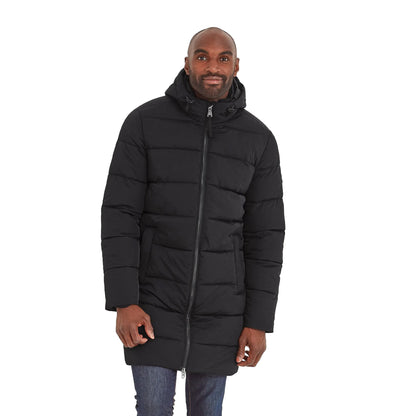 Black - Side - TOG24 Mens Radley Long Padded Jacket