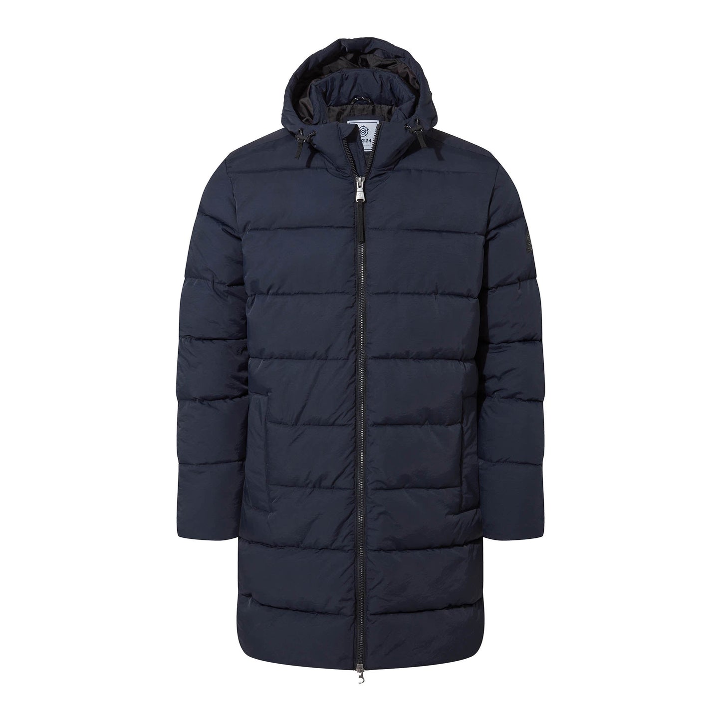 Dark Indigo - Front - TOG24 Mens Radley Long Padded Jacket