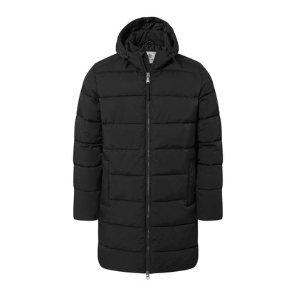 Black - Front - TOG24 Mens Radley Long Padded Jacket