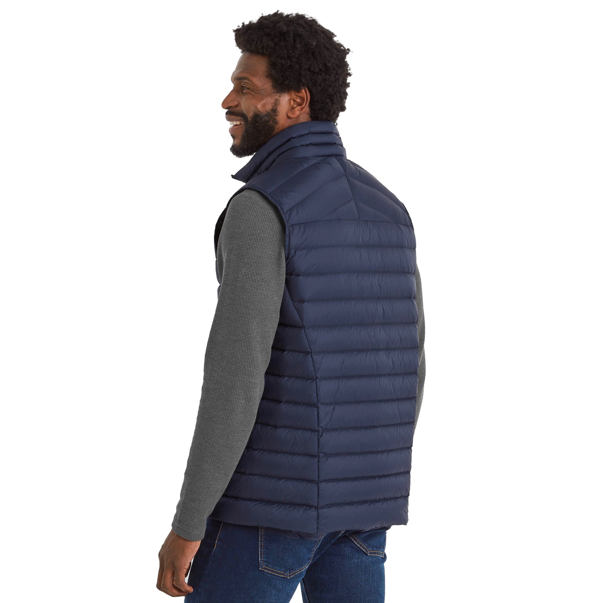 Dark Indigo - Back - TOG24 Mens North Down RDS Gilet