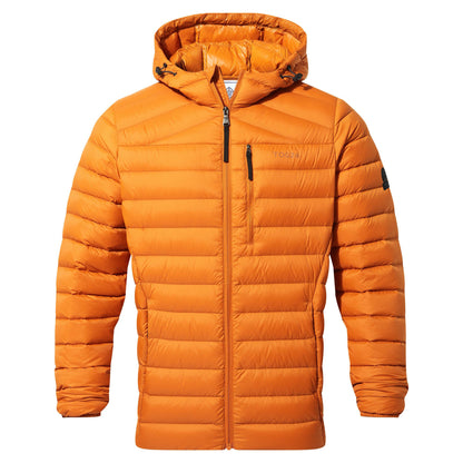 Dark Orange - Front - TOG24 Mens North Hooded Down RDS Jacket