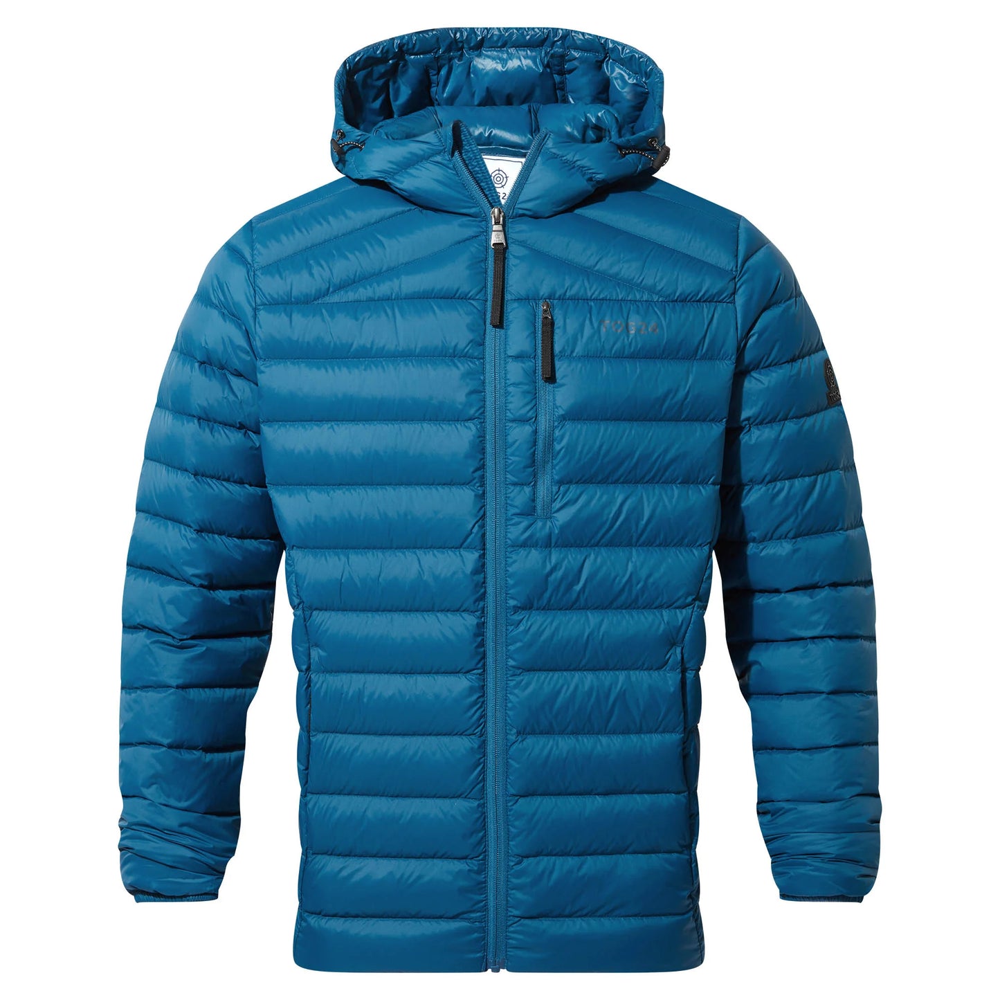 Marine Blue - Front - TOG24 Mens North Hooded Down RDS Jacket