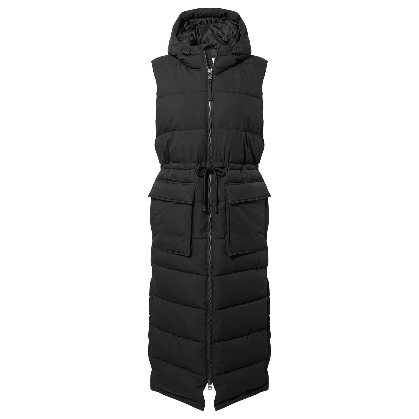 Black - Front - TOG24 Womens-Ladies Welham Padded Gilet