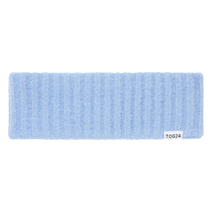 Misty Blue - Front - TOG24 Ranora Plain Knitted Headband