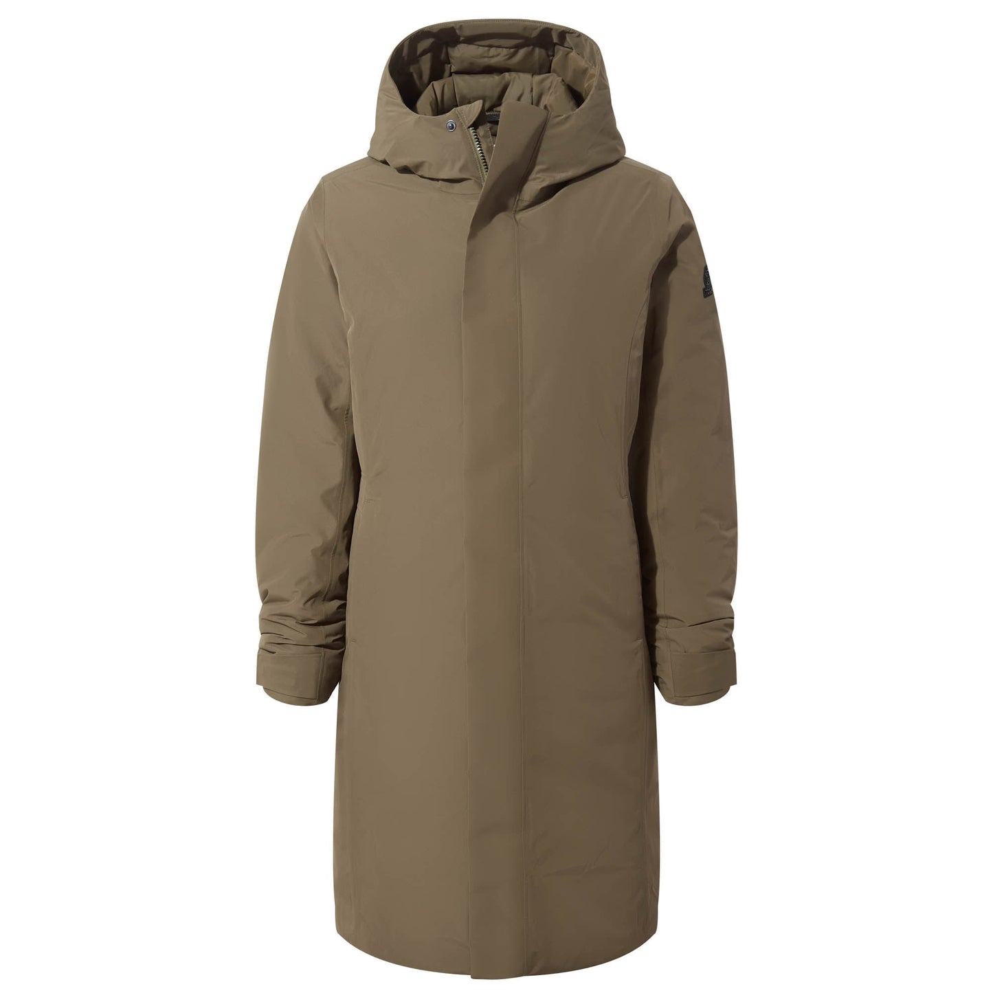 Khaki - Front - TOG24 Womens-Ladies Reiner Down Waterproof Parka