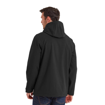 Black - Back - TOG24 Mens Retner Soft Shell Jacket