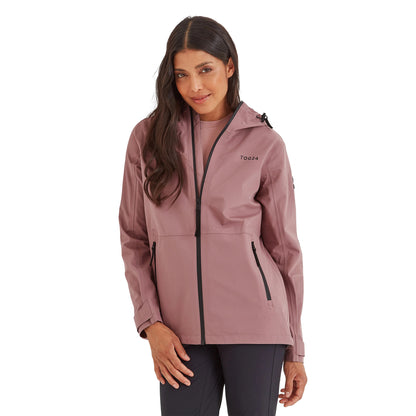 Mauve - Side - TOG24 Womens-Ladies Glyder Waterproof Jacket