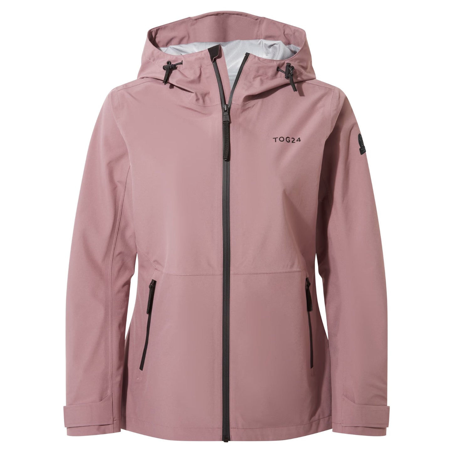 Mauve - Front - TOG24 Womens-Ladies Glyder Waterproof Jacket