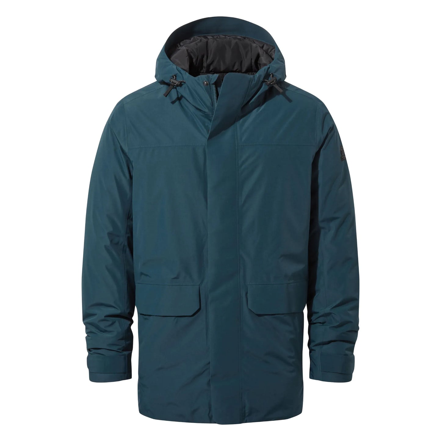 Petrol Green - Front - TOG24 Mens Pawter Down Waterproof Parka