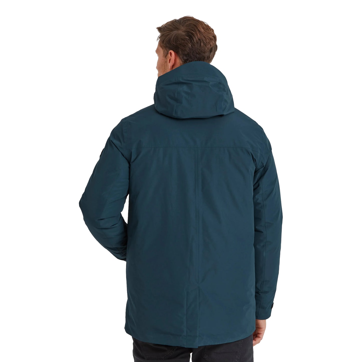 Petrol Green - Back - TOG24 Mens Pawter Down Waterproof Parka