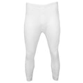 White - Front - FLOSO Mens Thermal Underwear Long Johns-Pants (Viscose Premium Range)