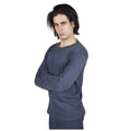 Denim - Back - Mens Thermal Underwear Long Sleeve T-Shirt Top