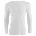 White - Front - Mens Thermal Underwear Long Sleeve T-Shirt Top
