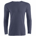 Denim - Front - Mens Thermal Underwear Long Sleeve T-Shirt Top