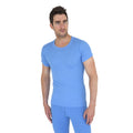 Blue - Front - Mens Thermal Underwear Short Sleeve T Shirt Polyviscose Range (British Made)