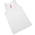 White - Front - Boys Thermal Clothing Sleeveless Vest Polyviscose Range (British Made)