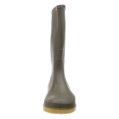 Green - Close up - Dunlop Junior Dull Wellington Boots