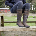 Brown - Back - Brogini Womens-Ladies Longridge Nubuck Calf Boots