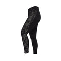 Black - Front - Whitaker Womens-Ladies Sydney Reflective Horse Riding Tights