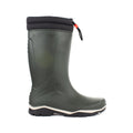 Green - Back - Dunlop Unisex Adult Blizzard Wellington Boots