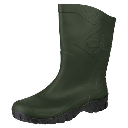 Green-Black - Front - Dunlop Unisex Adult Dee Wellington Boots