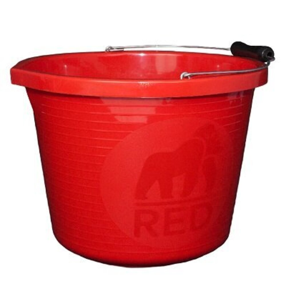 Red - Front - Red Gorilla Premium Bucket