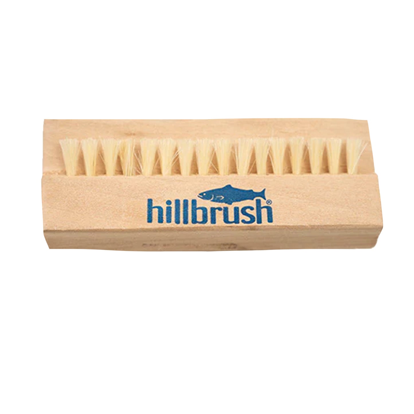 Natural - Front - Hillbrush Logo Nail Brush