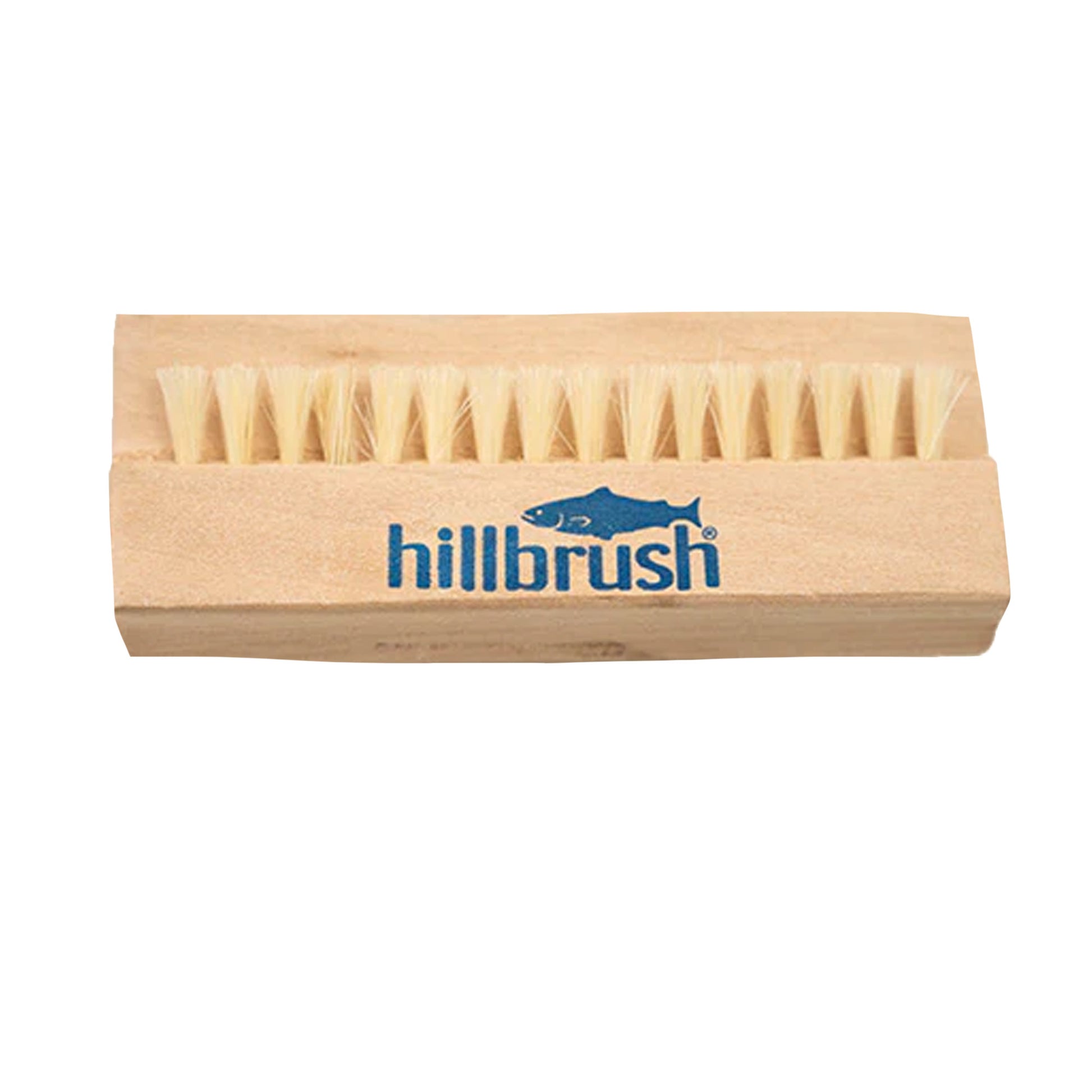 Natural - Front - Hillbrush Logo Nail Brush