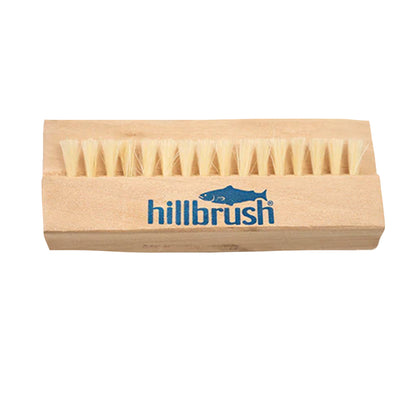 Natural - Front - Hillbrush Logo Nail Brush