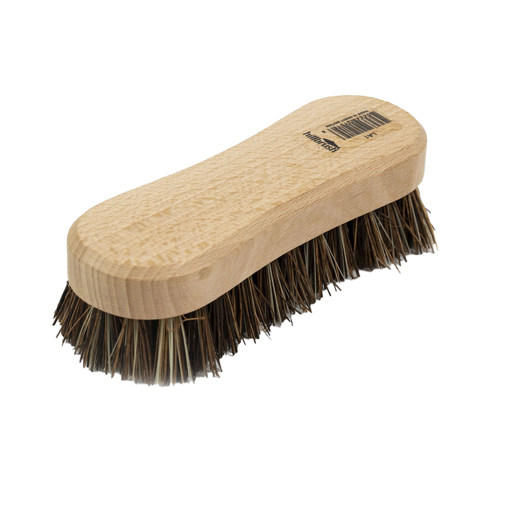 Brown-Black - Front - Hillbrush Stiff Laundry Brush