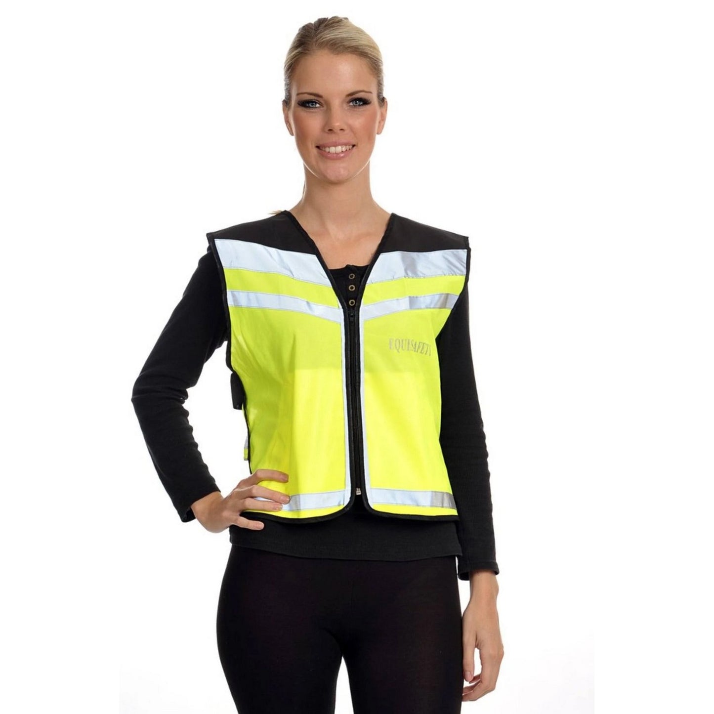 Yellow - Front - Equisafety Unisex Adult Air Hi-Vis Waistcoat