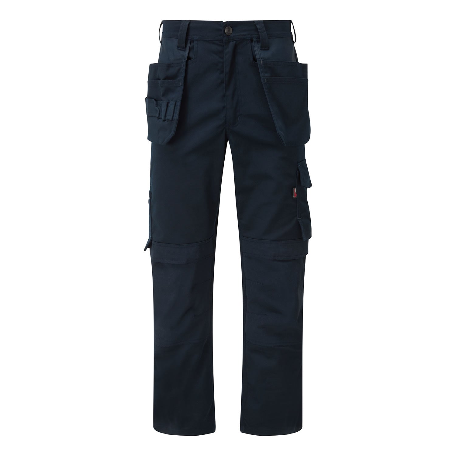 Navy Blue - Front - TuffStuff Unisex Adult Proflex Work Trousers