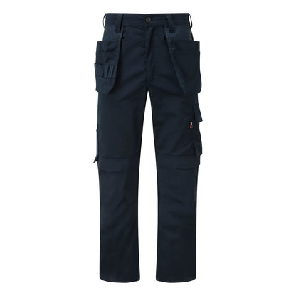 Navy Blue - Front - TuffStuff Unisex Adult Proflex Work Trousers