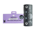 Black - Back - Adios Handle Poo Bag (Pack of 120)